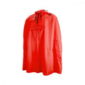 CHIBA Regenponcho - wasserdicht, reflektierend, kompakt, XS/S, rot