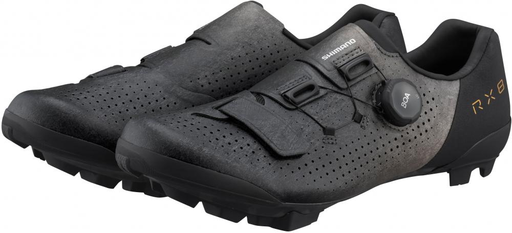 SHIMANO Fahrradschuhe RX801 - Gravel SPD, Herren/Damen, Größe 42, Schwarz