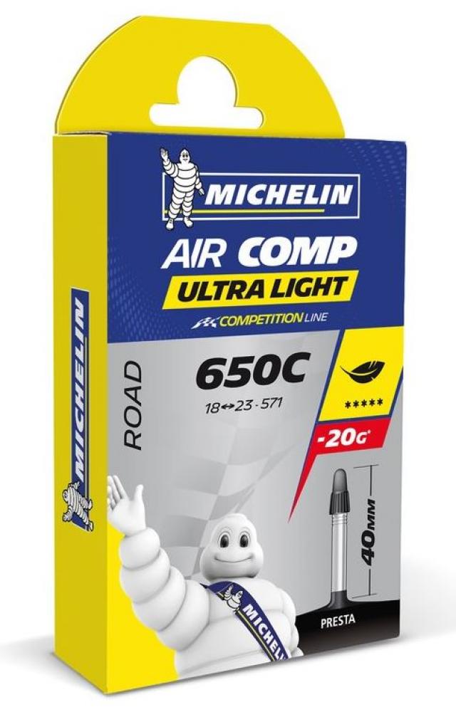Michelin Schlauch A1 Aircomp Ultralight 28" 18/25-622, SV 52 mm