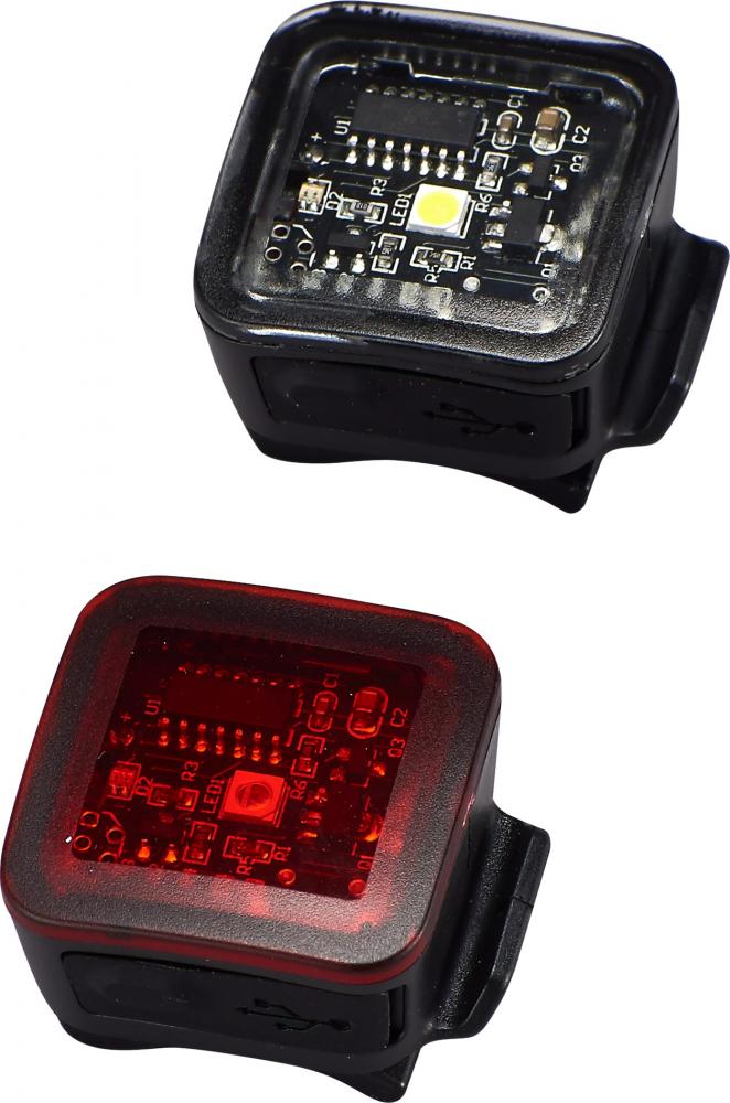Specialized FLASH COMBO HEADLIGHT/TAILLIGHT Set BLACK - kompakte Fahrradbeleuchtung - Fahrradbeleuchtungsset