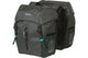 Basil Doppeltasche MOVE MIK 2.0 - 30 Liter - schwarz - inkl. abschließbarer MIK 2.0-Adapterplatte