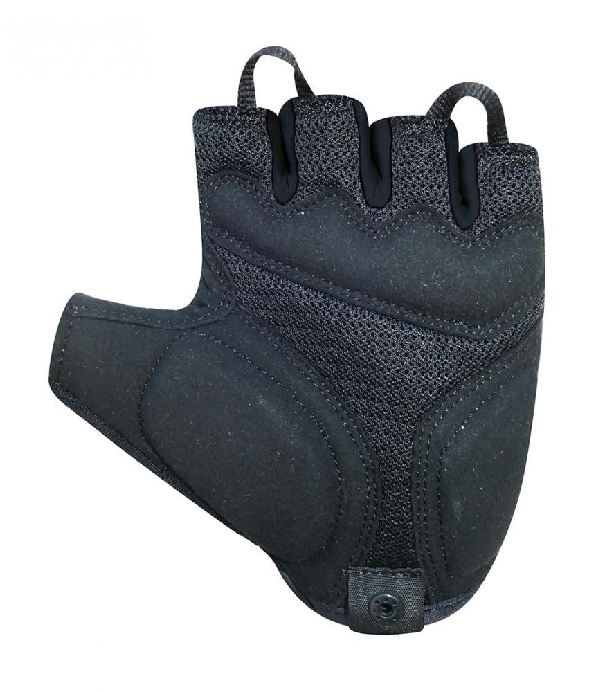 CHIBA Lady Gel Premium III - Radhandschuhe Damen, schwarz/schwarz, Größe M