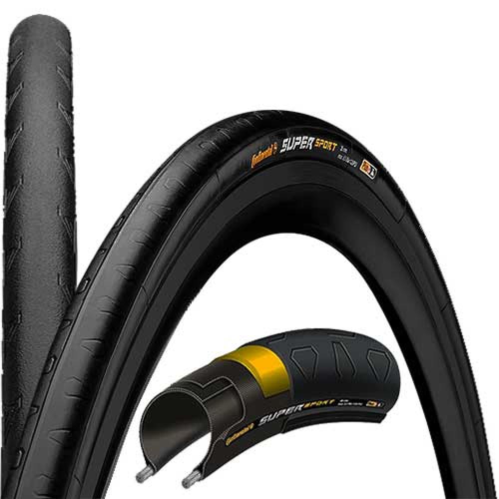Continental Super Sport Plus Fahrradreifen 28x0.90" (23-622) schwarz faltbar, Schnittansicht der Pannenschutzschicht.