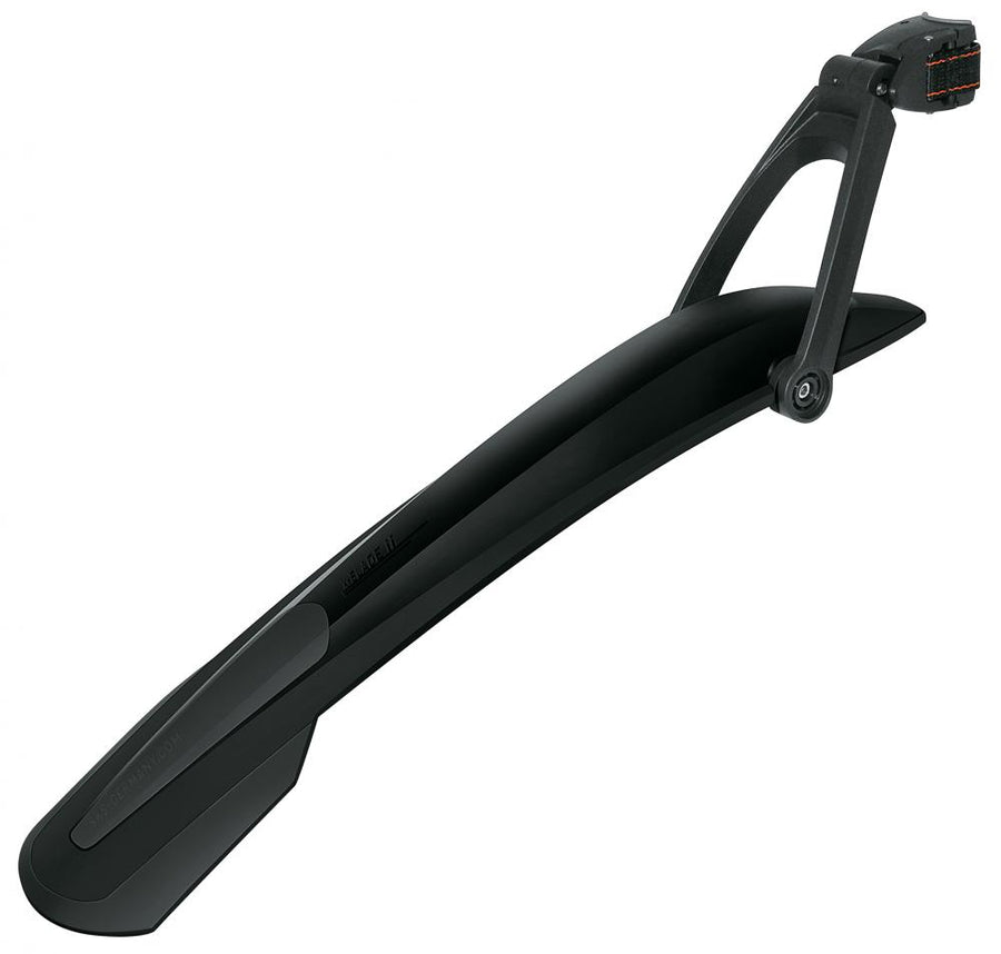SKS X-Blade II DARK MTB Schutzblech für 26/27,5 Zoll Räder. Quick-Release, verstellbarer Spoiler, bis 3.0" Reifen.