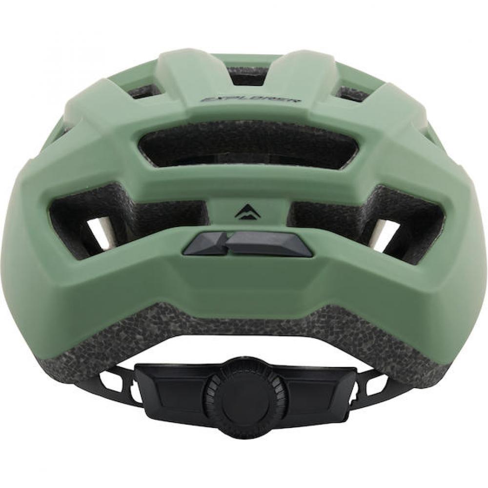 Merida Helm Explorer dunkelgrün 58-62 cm Dunkelgrün - leichter Gravel-Helm mit Top-Belüftung