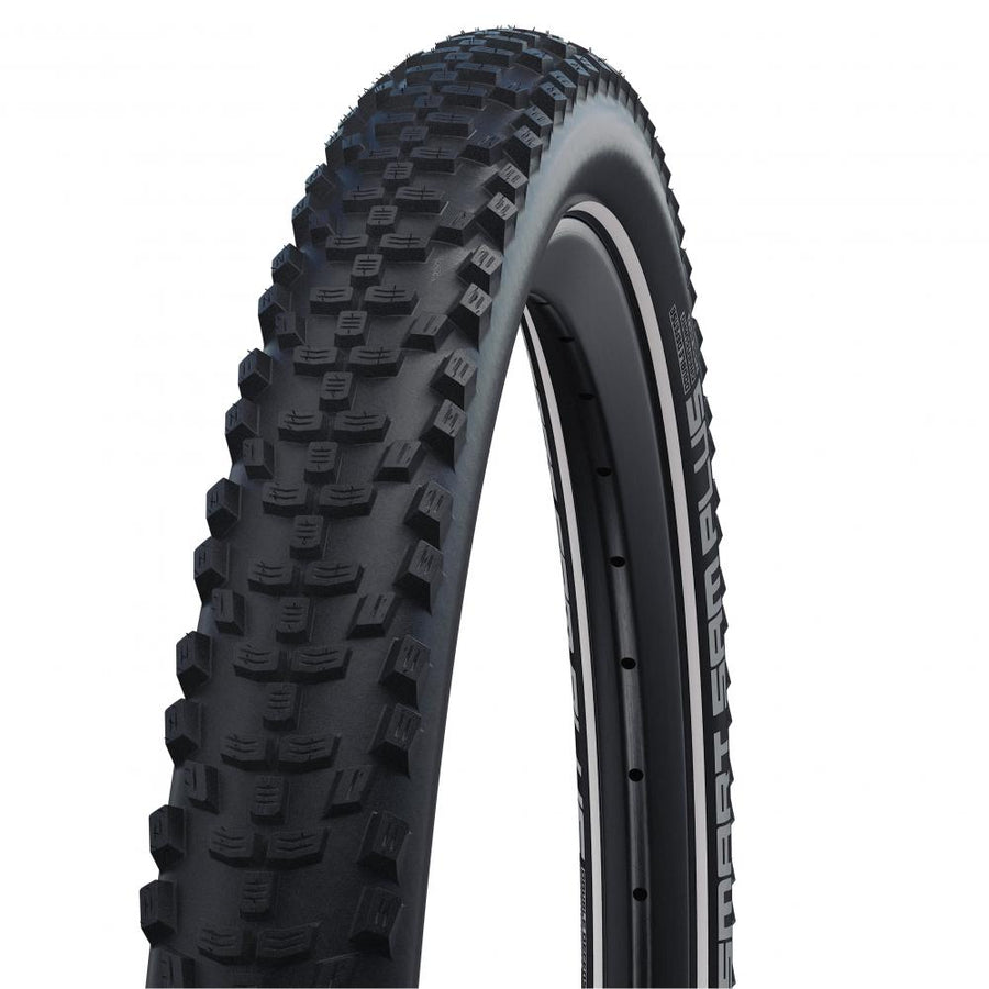 Schwalbe Smart Sam Plus Performance E-MTB Allround-Reifen 27,5x2,1 Zoll, Schwarz Reflex, pannensicher.