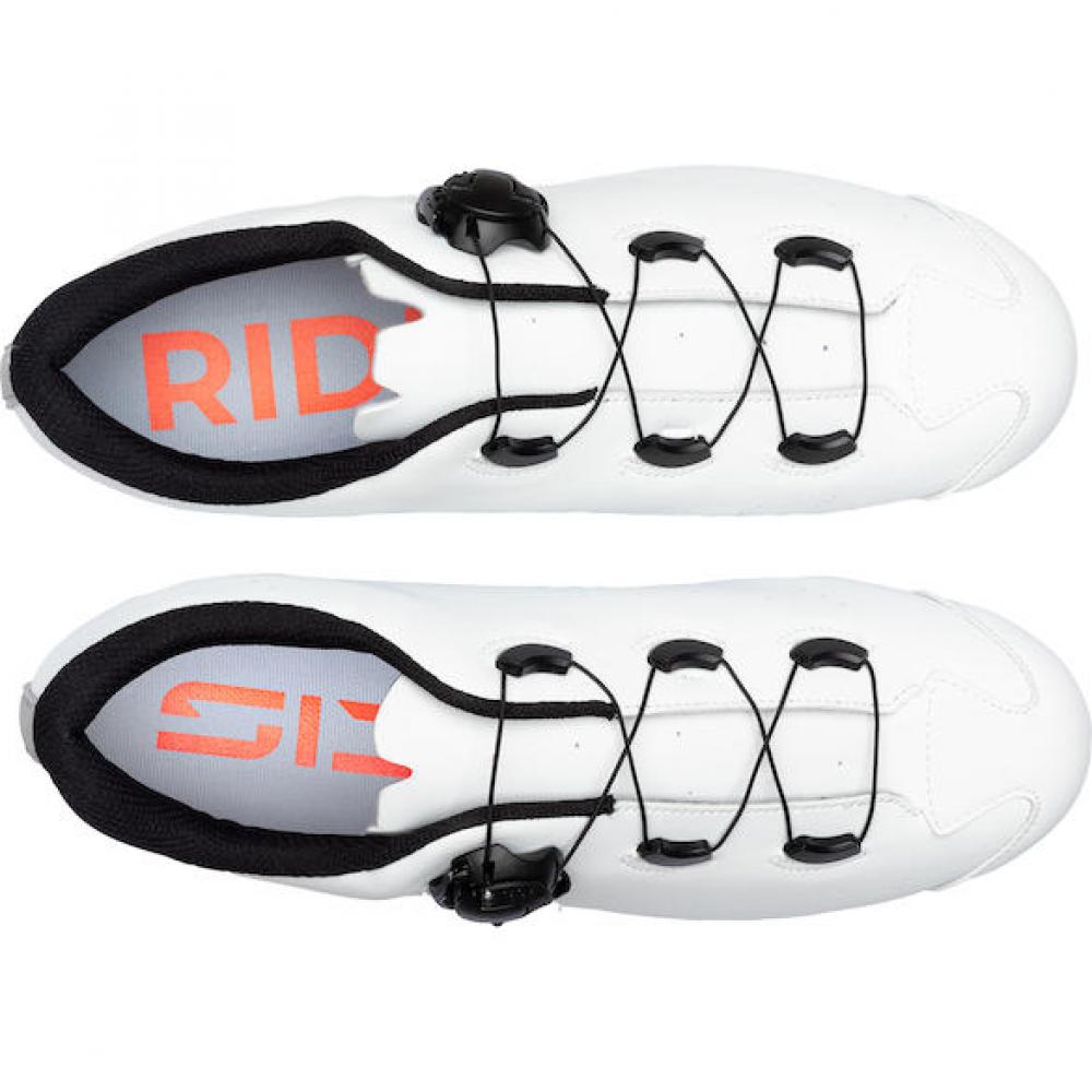 Sidi ROAD FAST 2 white/gray 42 Weiß - aerodynamischer Rennradschuh mit Carbonsohle
