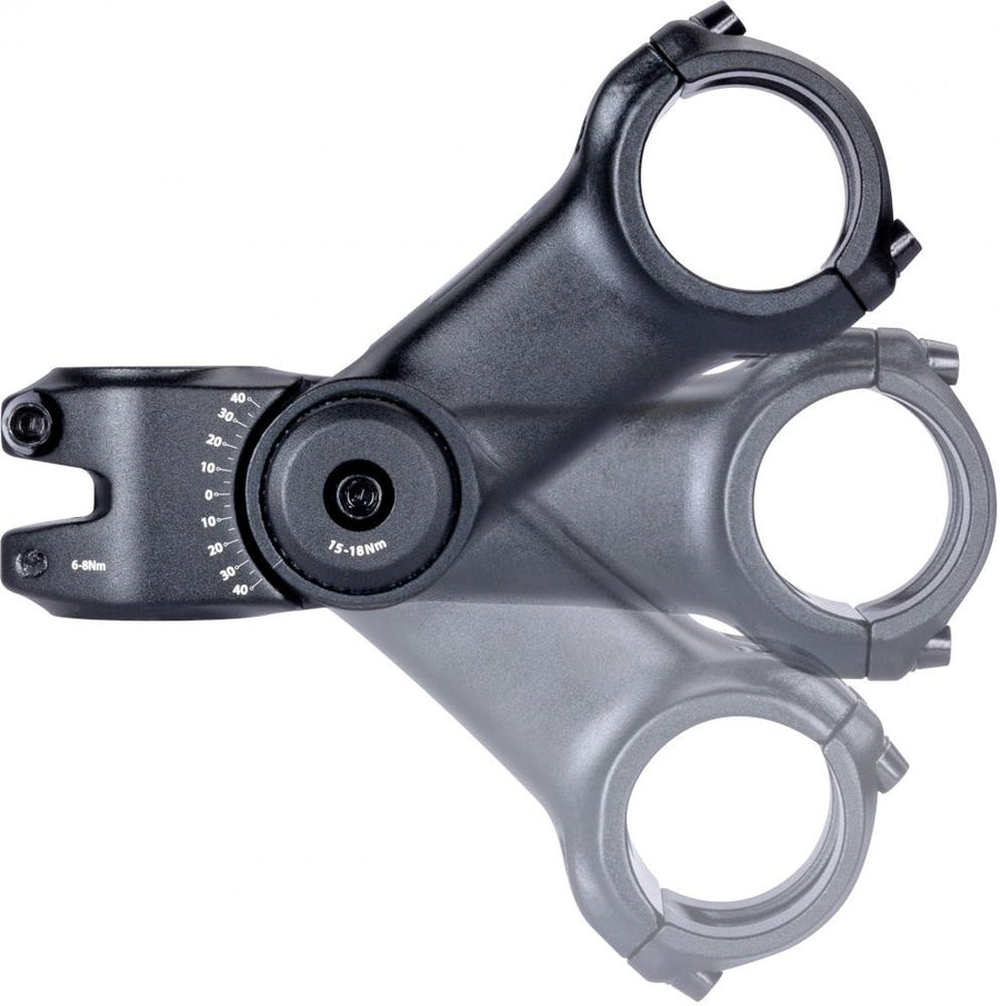 CONTEC Vorbau Udea, 35.0 mm Klemmung, 110 mm Länge, 1 1/8" Gabelschaft, hochwertiges Aluminium, leicht und stabil, ideal für Rennrad oder MTB, schwarz matt