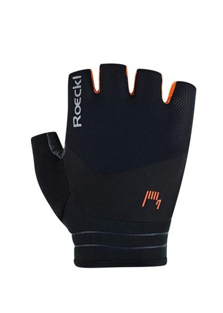Roeckl Sports Performance Bike Fingerhandschuhe Bonau (black/orange) Größe 8