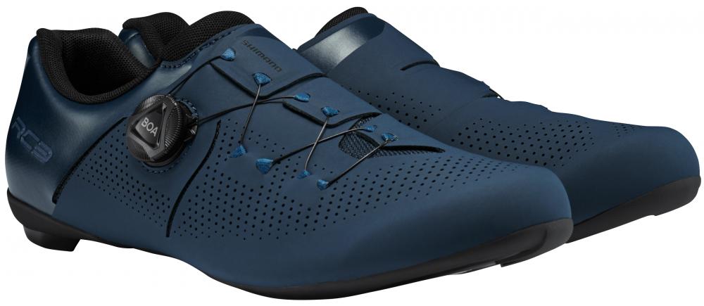 SHIMANO Fahrradschuhe RC302 Herren Damen Road SPD SL Größe 38 Blau