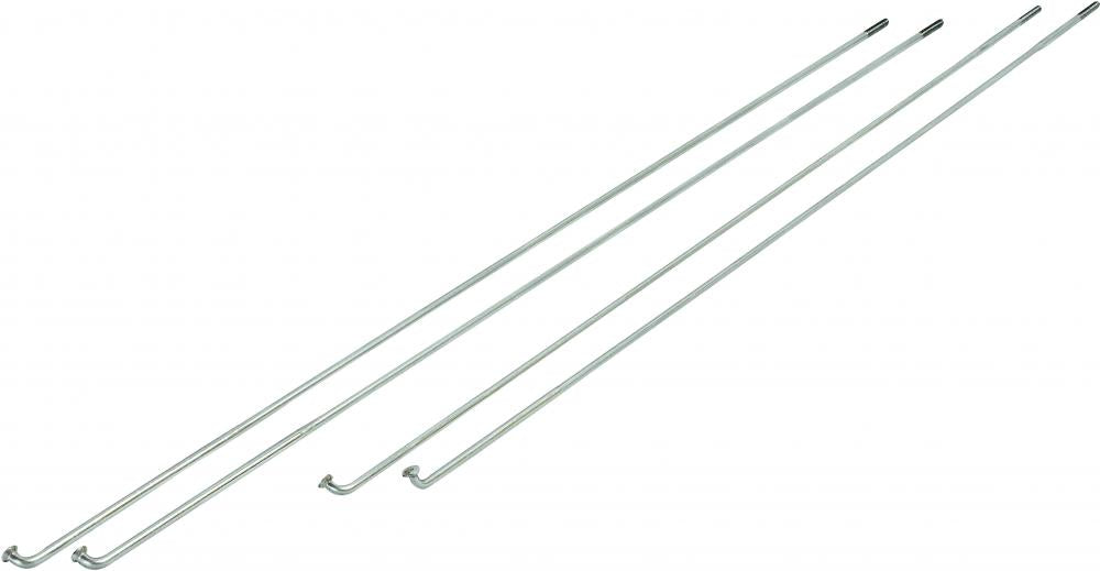 Exal SPEICHE DD 2/1,8/2 SILB, 284 mm, 100 Stk - robuste Doppeldickenspeichen für stabile Laufräder