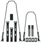 SKS Ersatzstreben-Set für VELOFLEXX 65 Schutzbleche, passend für 26"/27,5" Räder, inklusive 2 Unterlaufstreben (225 mm und 305 mm), Rahmenadapter und Befestigungsmaterial