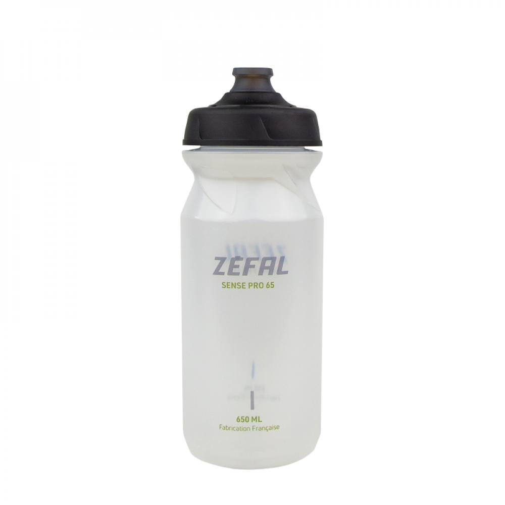 Zéfal Trinkflasche Sense Pro 650 ml Grau/Grün - auslaufsichere Sporttrinkflasche