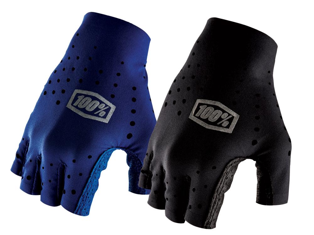 100% Sling Short Finger Gloves S navy - ultraleichte, atmungsaktive Bike-Handschuhe