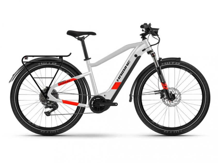 HAIBIKE Trekking 7 i630Wh 11-G Deore YSTM (2022), cool grey/red matte, Gr.L/56cm