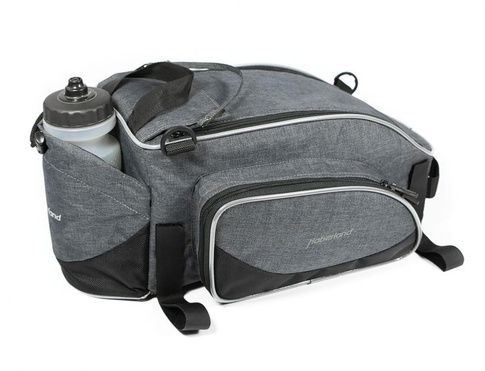 Haberland Gepäckträgeraufsatztasche Flexibag XL beige - flexible 20L-Fahrradtasche