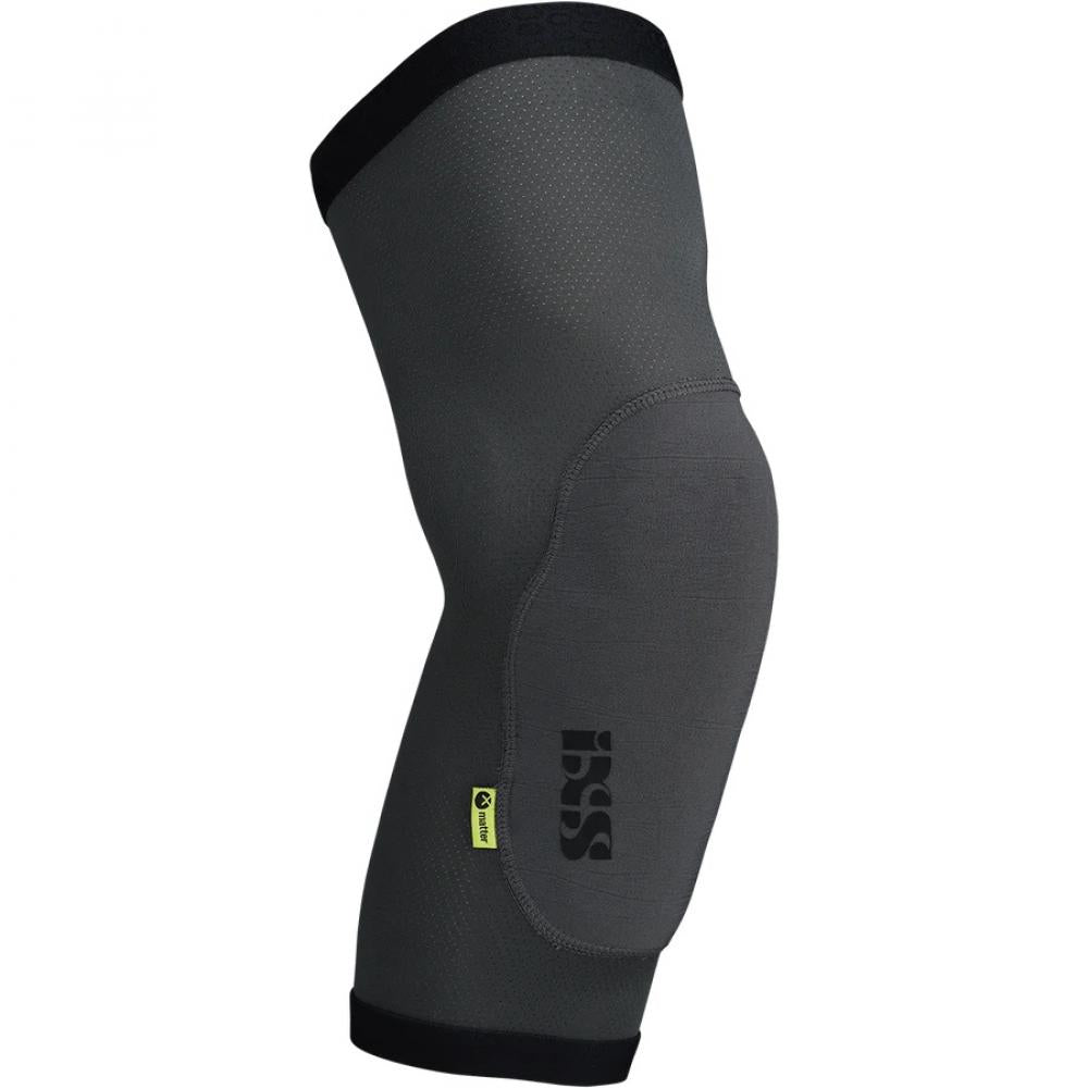 IXS Sports Division iXS Flow Light Knee Guard M grey - leichter Knieschoner mit Top-Schutz