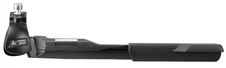 Schwarzer Ursus Kaiser 26 28 Zoll Fahrrad Seitenständer, robust und verstellbar.
