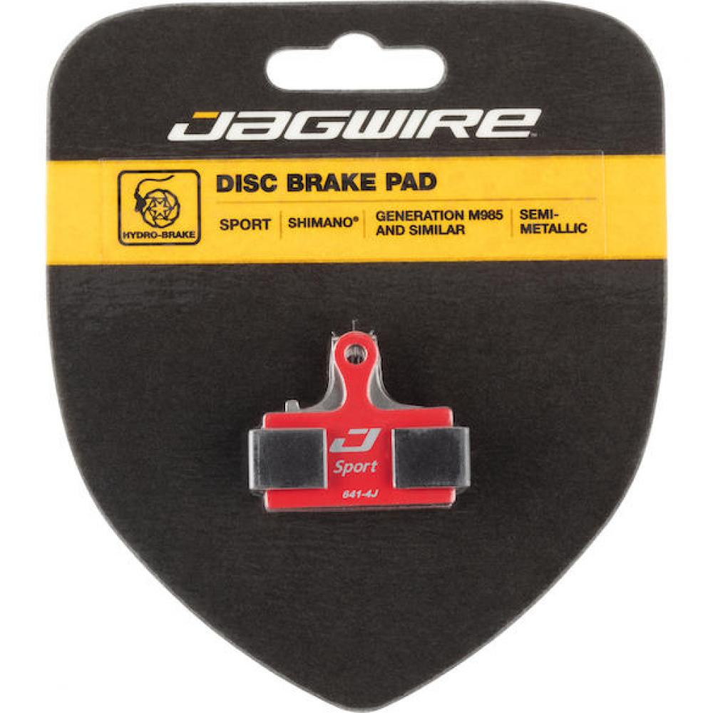 Jagwire Disc Sport Semi-Metallic Bremsbeläge Rot - Langlebige Bremsperformance für Shimano & TRP