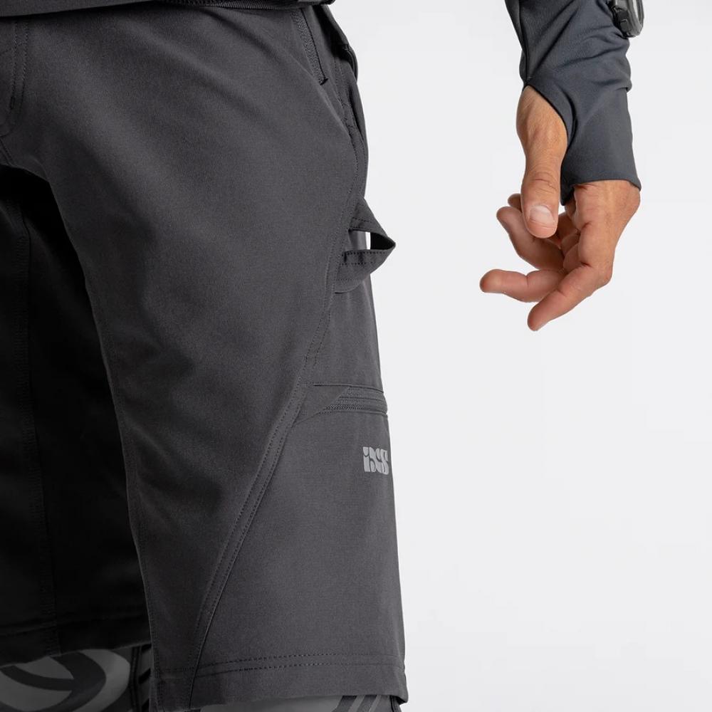 IXS Sports Division iXS Carve Digger Shorts L black - robuste Trail-Shorts mit x-Stretch