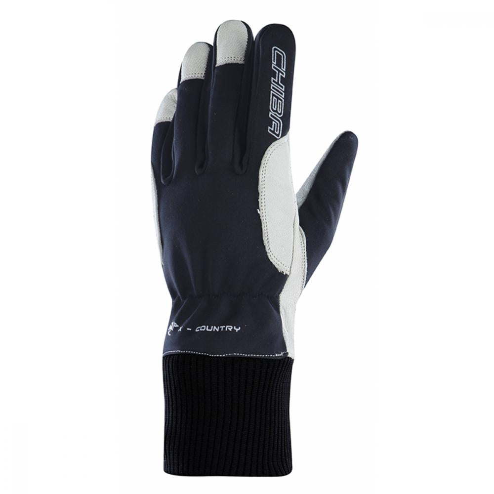 CHIBA Nordic Plus - Radhandschuhe, winddicht, atmungsaktiv, Größe 9,5, dk.grau/sc