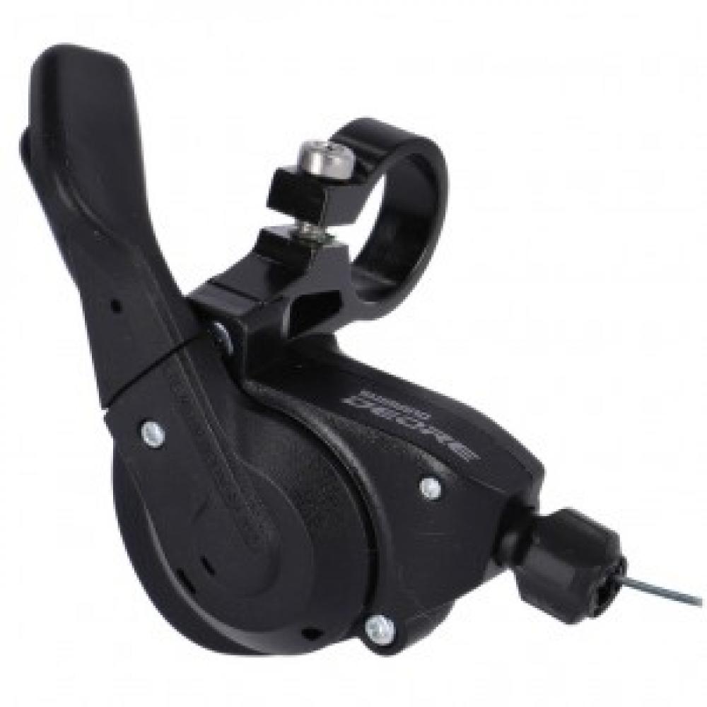 SHIMANO DEORE SL-M5100 Schalthebel 2-fach Links mit Schelle - MTB Schalthebel für 2-fach Kettenschaltungen