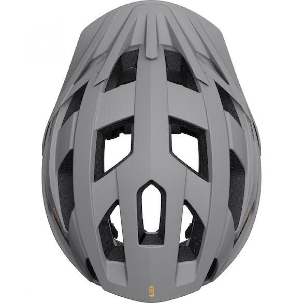Limar Alben Matt Gray L Grau - leichter MTB-Helm mit maximaler Abdeckung