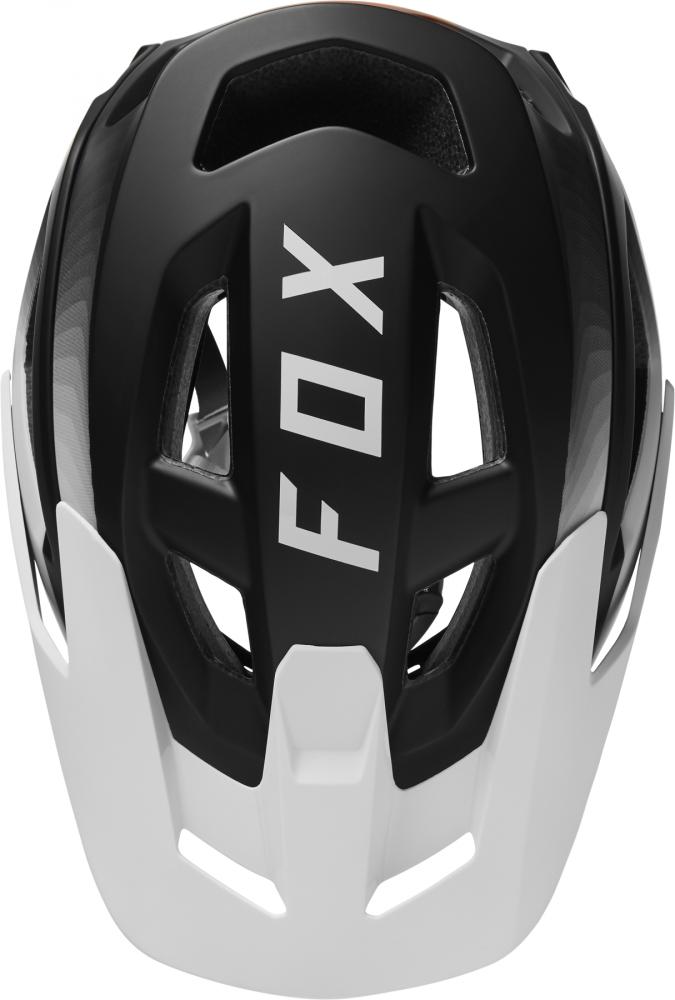 Fox Helm Speedframe Pro Fade black white Größe S