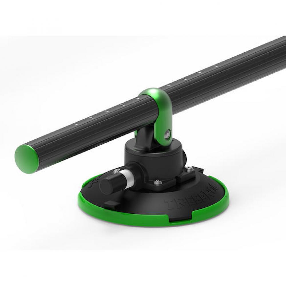 TreeFrog Roundbar Träger 40 kg Schwarz - vielseitiger Dachträger ohne Reling