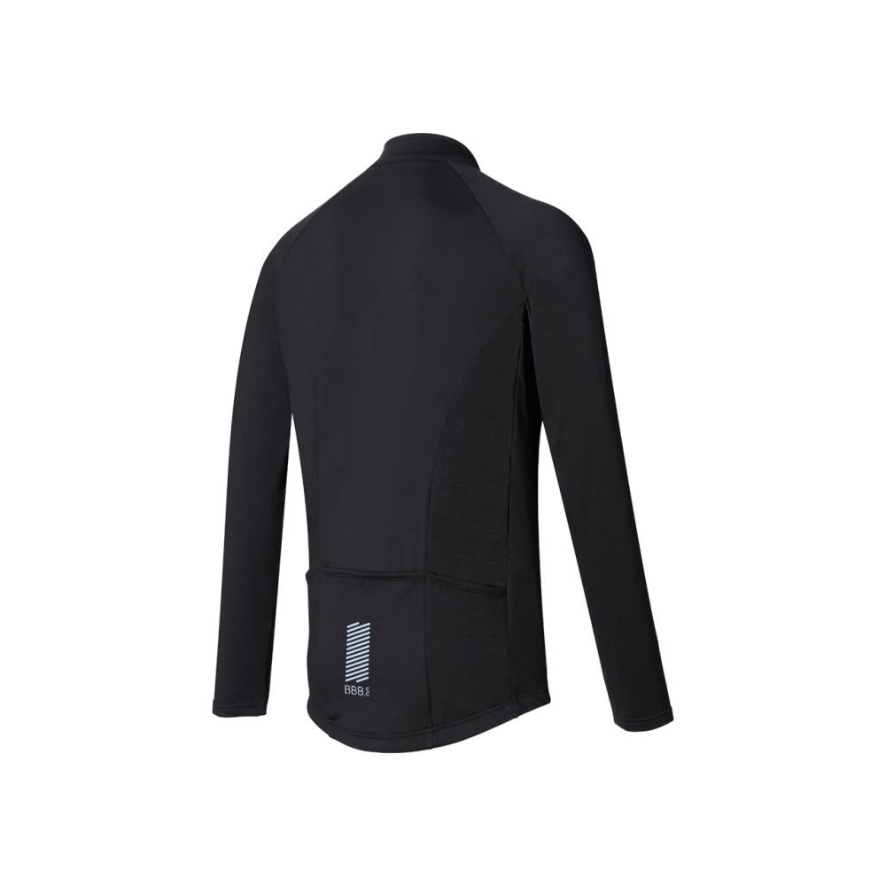 BBB Cycling Trikot Transition langarm l schwarz - komfortables Übergangstrikot