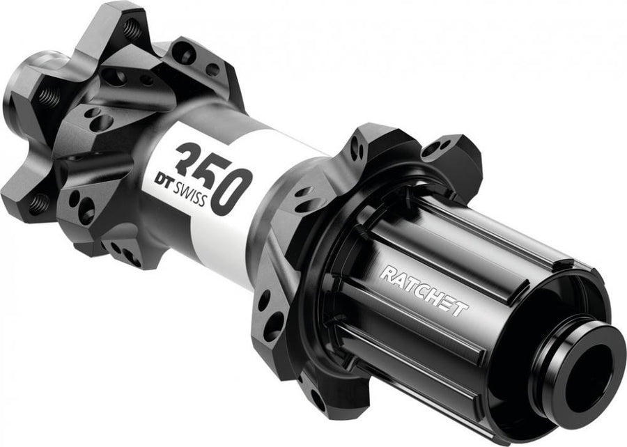 DT Swiss Nabe MTB HR 350 Straightpull 28 Loch Schwarz - zuverlässige Boost Hinterradnabe