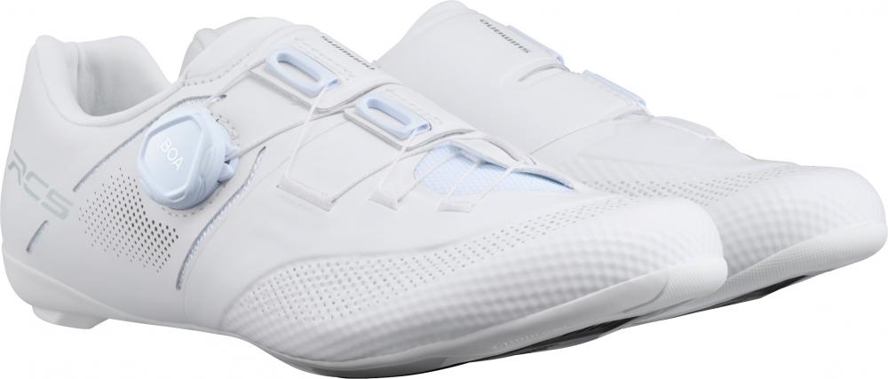 SHIMANO Fahrradschuhe RC503W Damen Road SPD-SL Fahrradschuhe Größe 43 Weiß