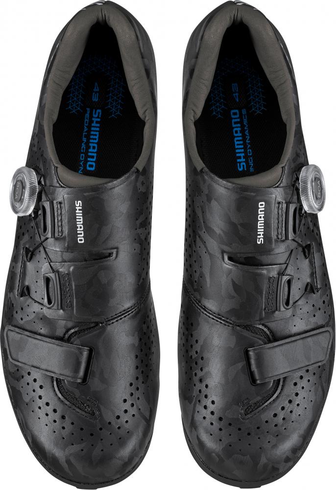 SHIMANO RX600 Fahrradschuhe - Herren/Damen Gravel SPD, Größe 42, Schwarz