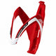 Elite Custom Race Flaschenhalter 74 mm rot/weiß glänzend