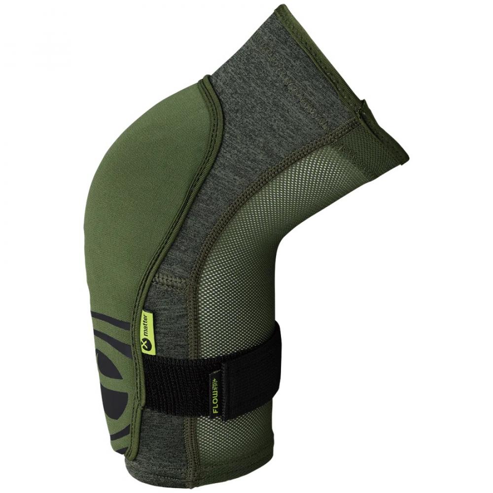 IXS Sports Division iXS Flow EVO+ elbow guards XL olive - leichter Ellbogenschutz mit Xmatter