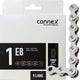 Connex Kette 1/2 x 1/8 1E8 1-fach E-25 Nickel 124 Glieder silber Connex