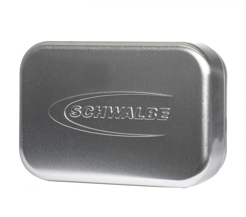 Schwalbe BIKE SOAP Alu-Box 3-teilig - kompakte Pflegebox für unterwegs
