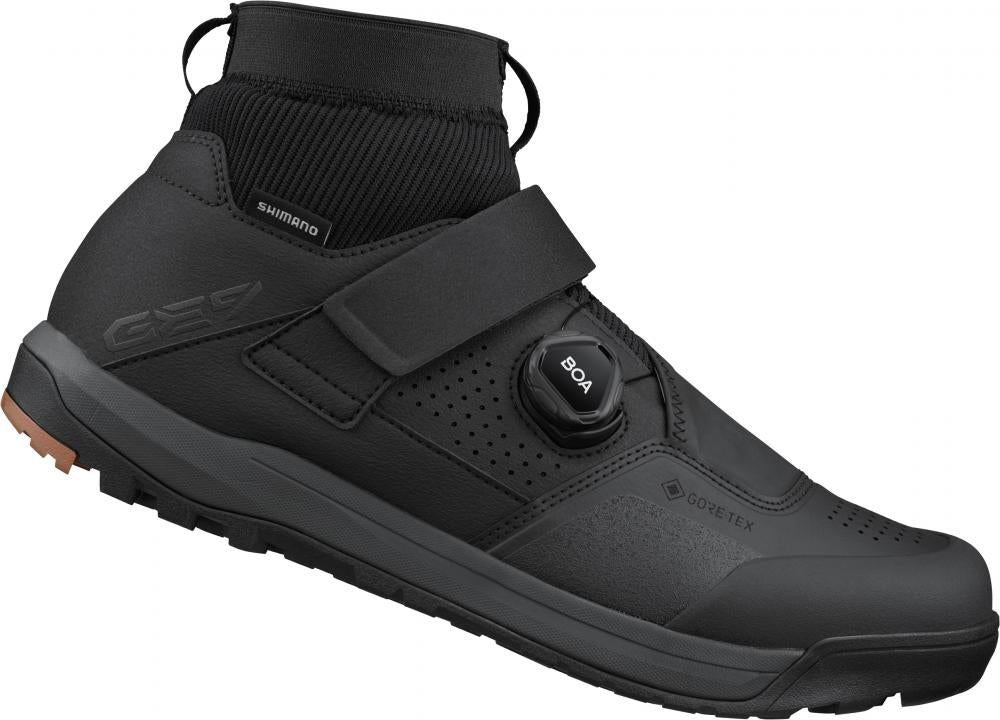 SHIMANO Fahrradschuhe GE900GTX Herren/Damen MTB SPD Größe 47 Schwarz - Gravity Enduro Wetterschutz