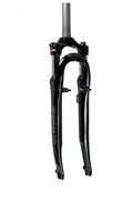 Schwarze Federgabel SR Suntour SF13 CR-8V 26 Zoll A-Head.