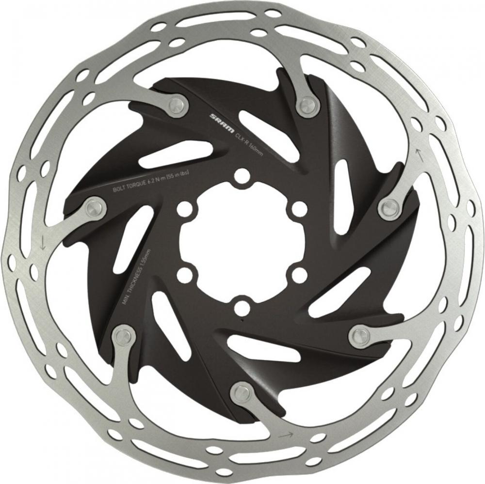SRAM Centerline XR Rounded Centerlock 160 mm Bremsscheibe für leise, kontrollierte Bremsperformance.