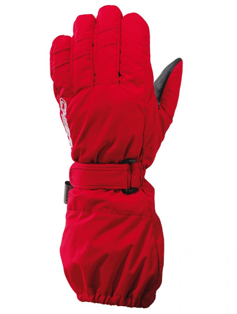 CHIBA Kids Allround Finger - wasserdichte Kinder-Radhandschuhe, Größe 6, rot