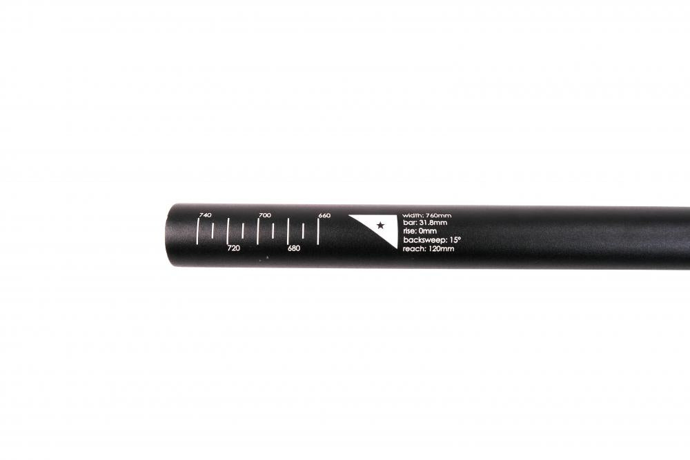 NG Sports Sumakk Flat Lenker, 31.8mm, 760x0mm, 15, 120mm, matte black