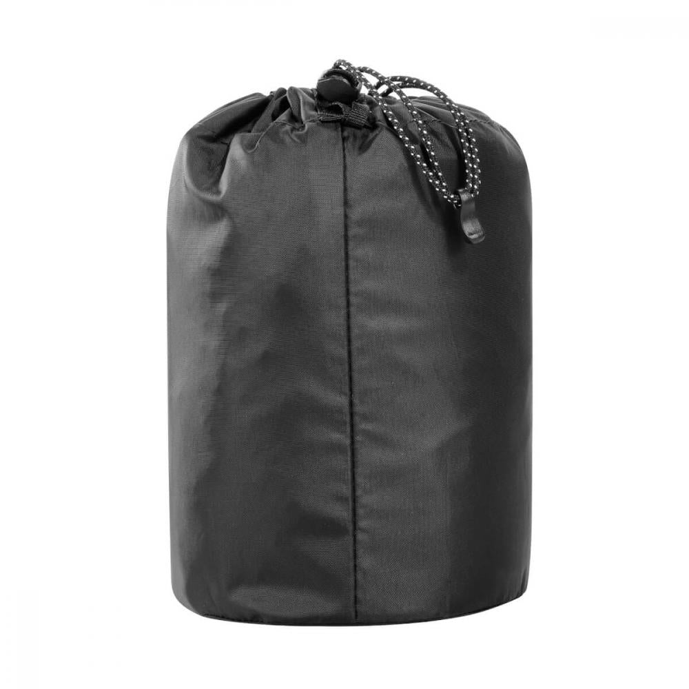 TATONKA Bike Poncho black Größe S - wasserdichter Fahrrad-Poncho aus recyceltem Polyester mit Sichtfenster, Reflektoren & Packbeutel