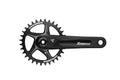 Race Face Turbine Kurbel, 170mm, 143mm, 30mm, blau - leichte Performance-Kurbel für Trail & Enduro