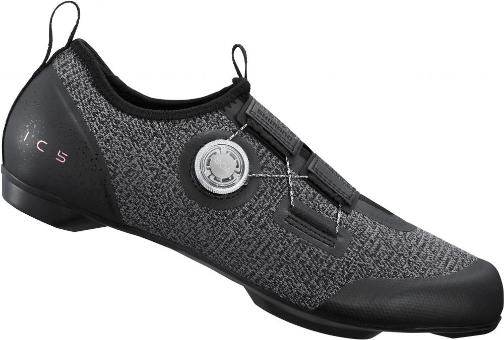 SHIMANO Fahrradschuhe IC5011 Indoor/Road SPD Damenleisten, Größe 40, Schwarz