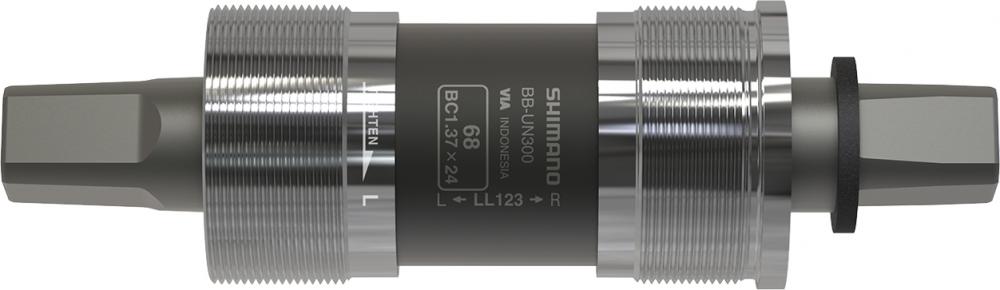 SHIMANO Innenlager UN300 68/123 mm BSA - zuverlässiges Vierkant-Innenlager für Trekking- und Cityräder