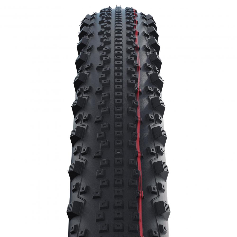 Schwalbe Thunder Burt Mountainbike Reifen 29x2.25 schwarz mit aggressivem Profil und rotem Streifen.