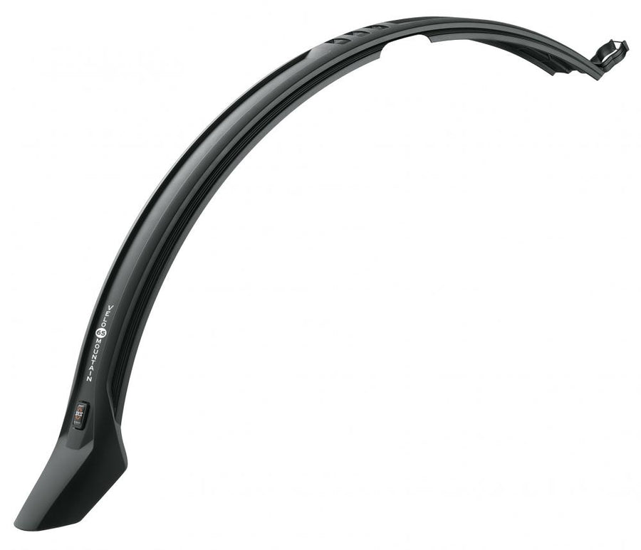 SKS Velo 65 Mountain Hinterrad-Schutzblech für 26 Zoll MTB aus schwarzem, schlagfestem Kunststoff.