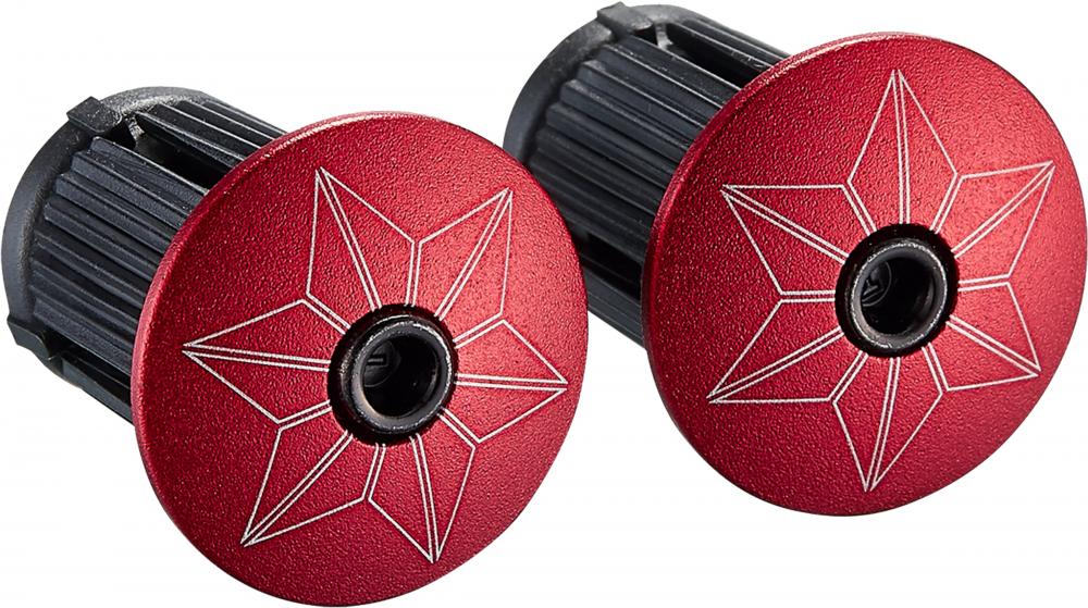 Specialized Super Sticky Kush Tape Classic - Lenkerband in Red/Ano Red Plugs für optimalen Grip
