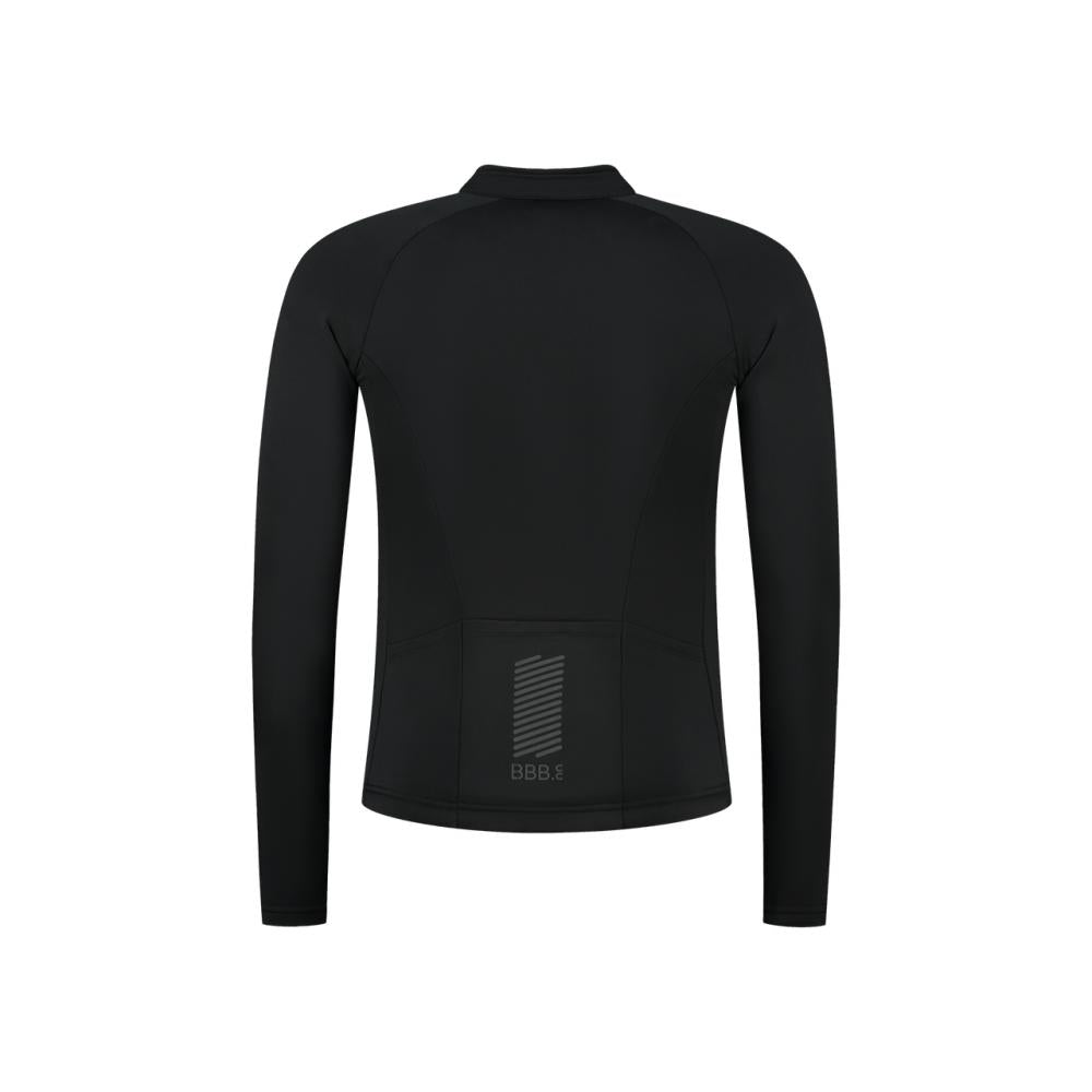 BBB Cycling Trikot Transition langarm l schwarz - komfortables Übergangstrikot